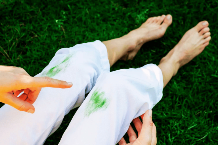 how to get grass stains out of white jeans